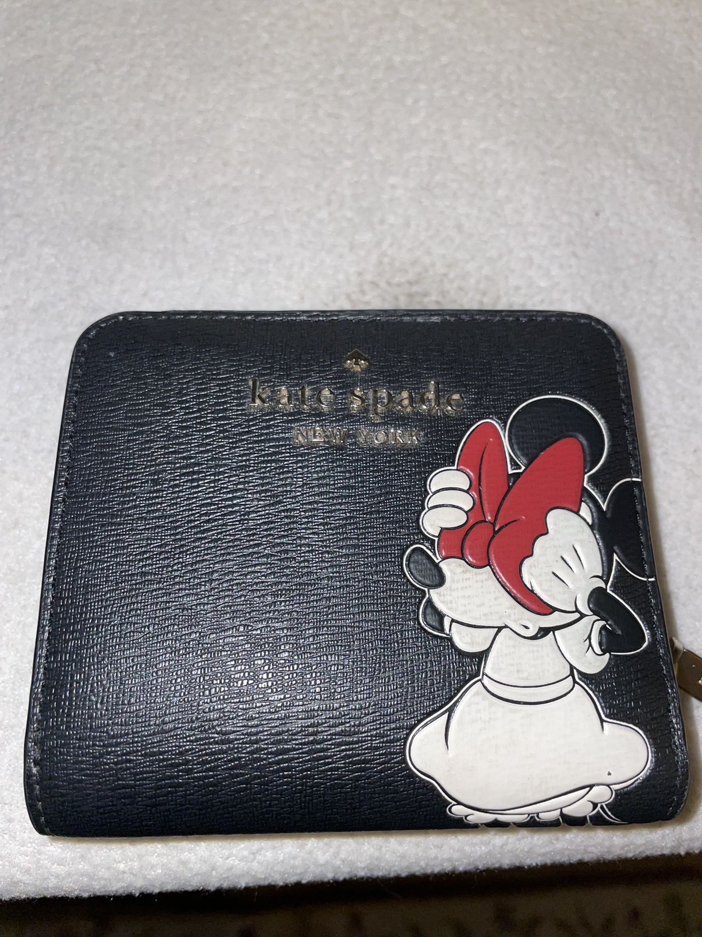 Kate Spade & Disney Special Edition Black Leather Wallet