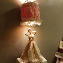 1940's Lady In Evening Gown Lamp