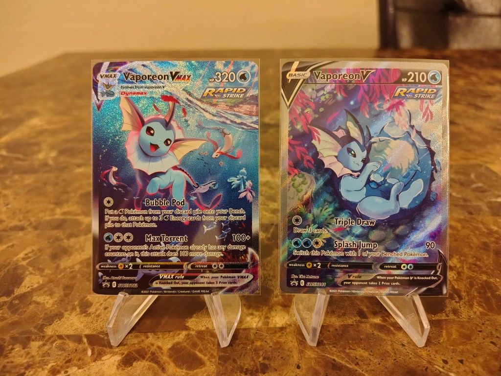 Vaporeon VMax And V Alt Art🔥
