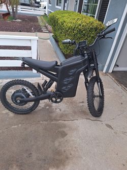 72V E-Bike – $1,600 OBO – 50 MPH – Matte Black