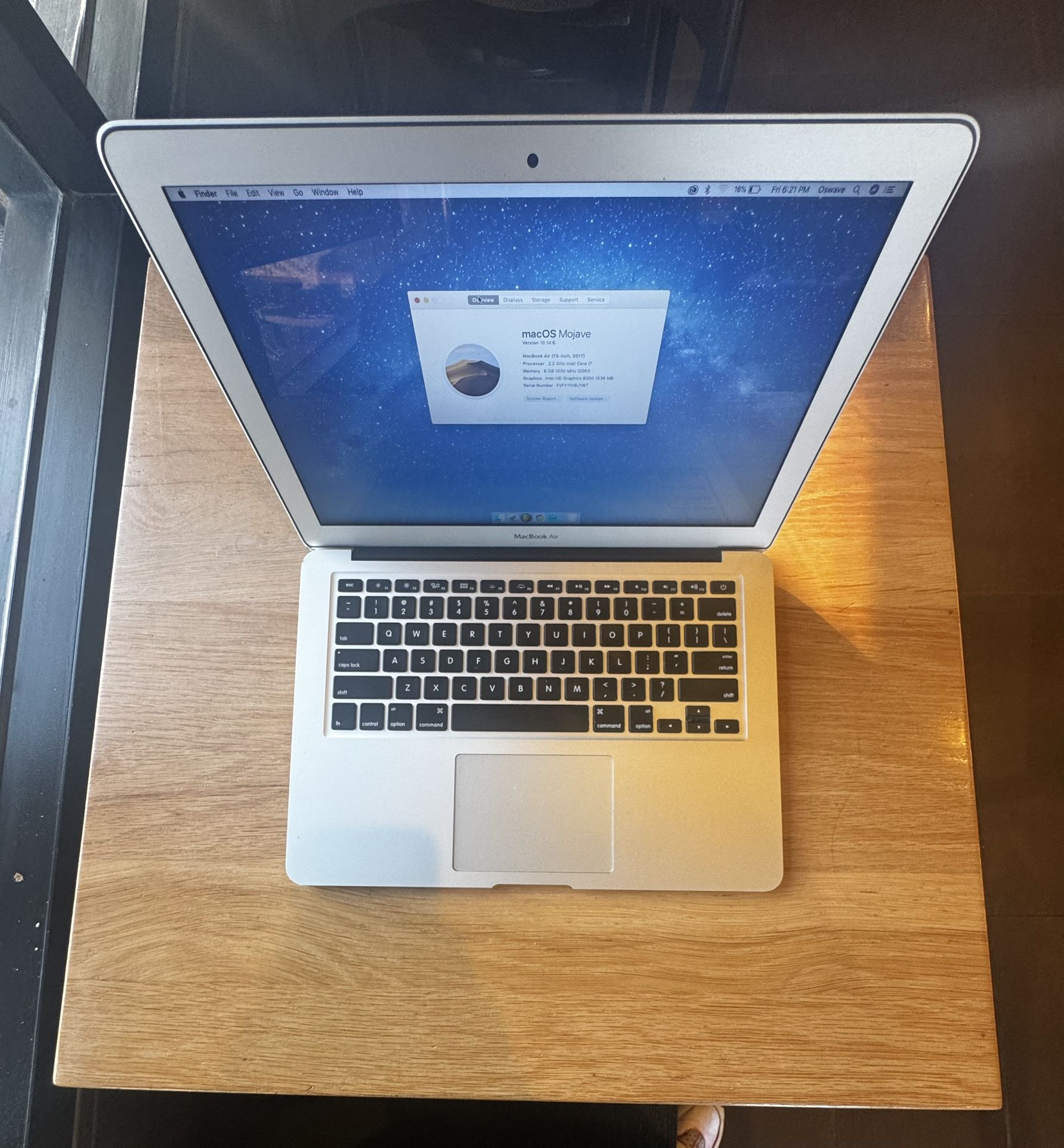 Apple MacBook Air 13” (2017) i7 • 8GB RAM • 256GB SSD - www Apple MacBook Air 13” (2017) i7 • 8GB RAM • 256GB SSD - www