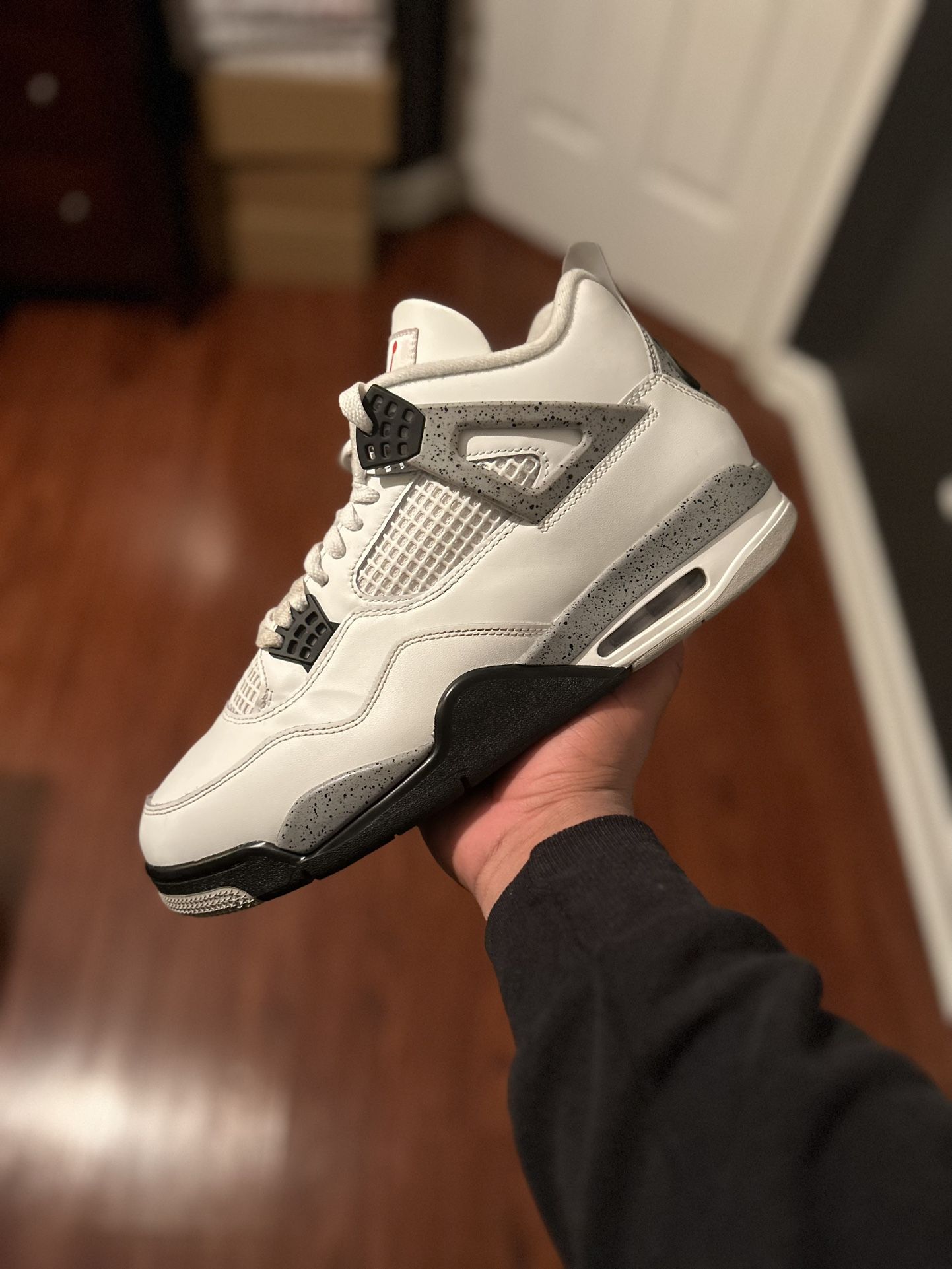 Jordan 4 White Cement Sz 12