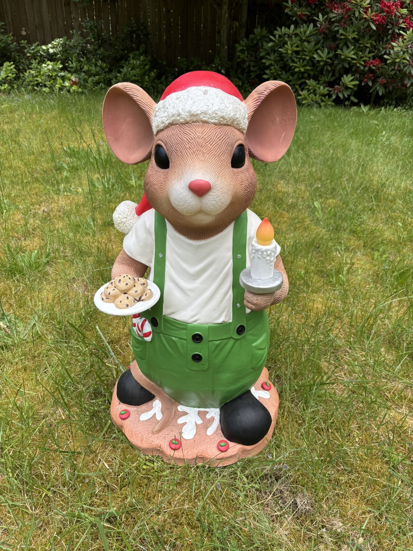Christmas Mouse Decoration 36”