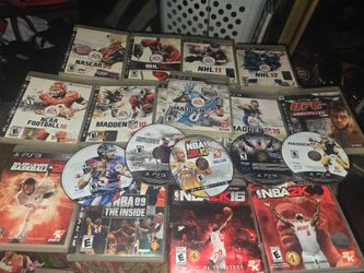19 PS3 sport games, all used