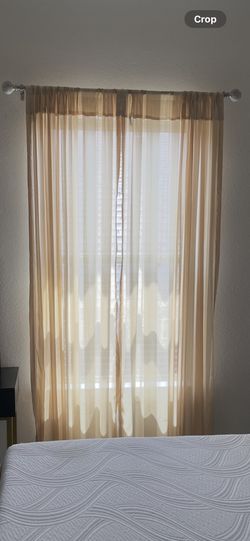 Sheer 2 Panels Curtains 