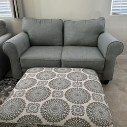 Couch With Ottoman 