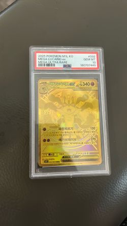 Pokemon psa 10 lucario
