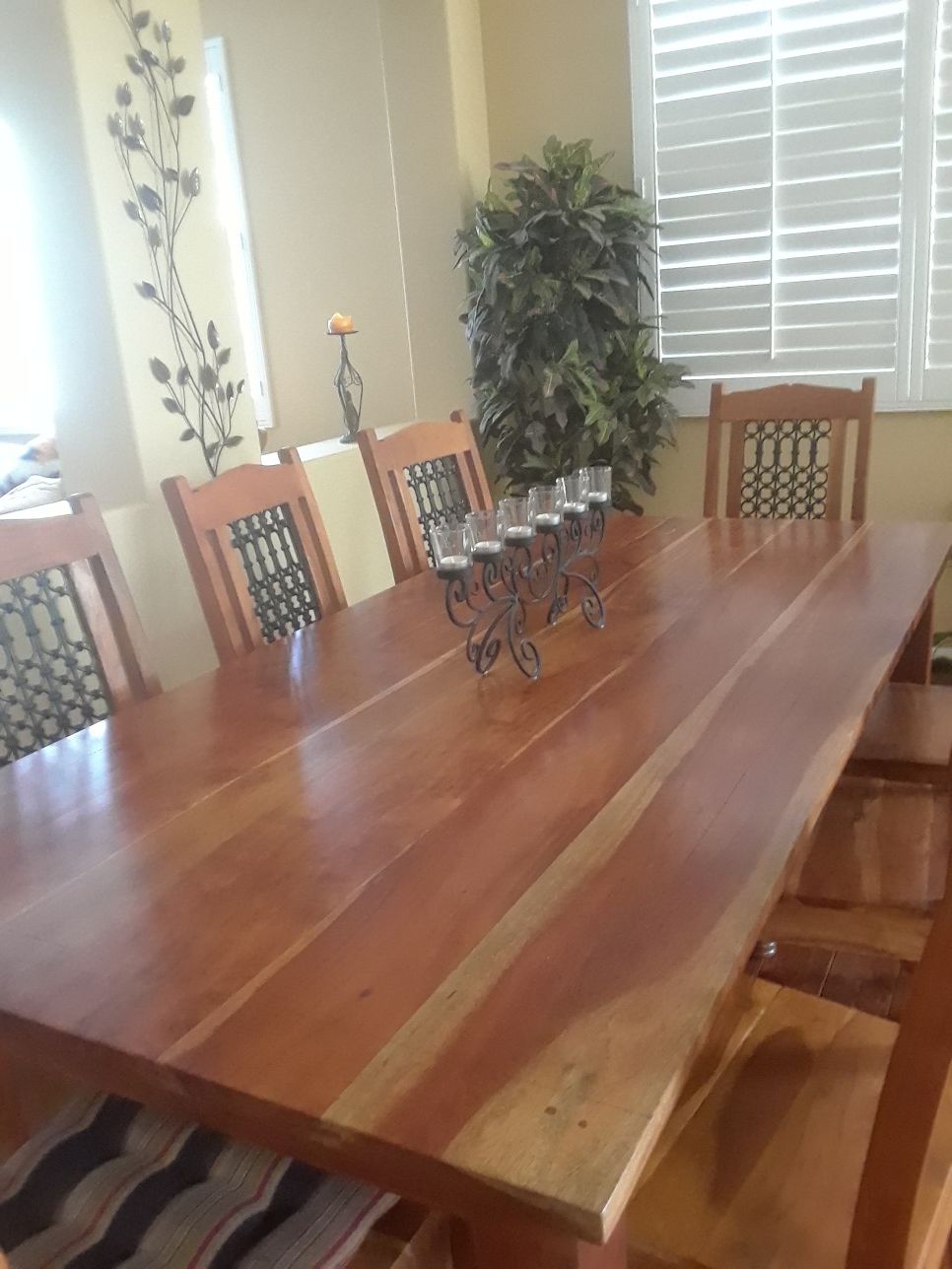 Rosewood dining room table