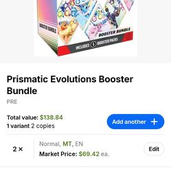 Pokemon - Prismatic Evolutions Booster Bundle