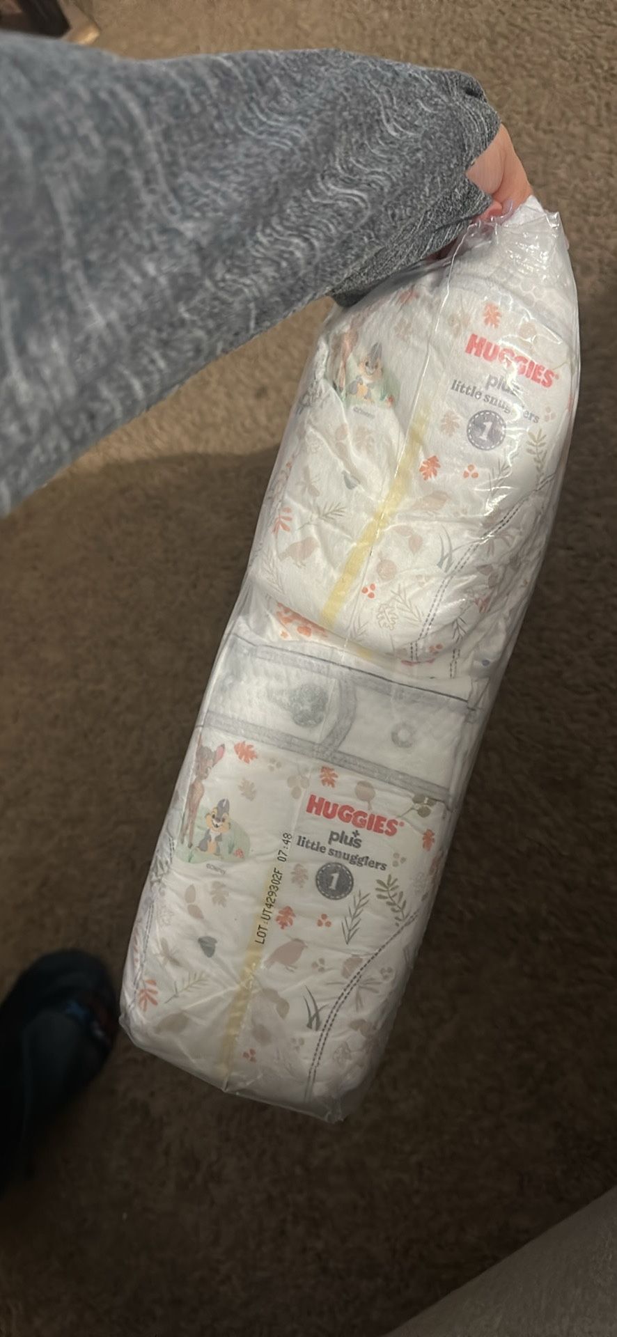 Size 1 Diapers Huggies And Pampers.