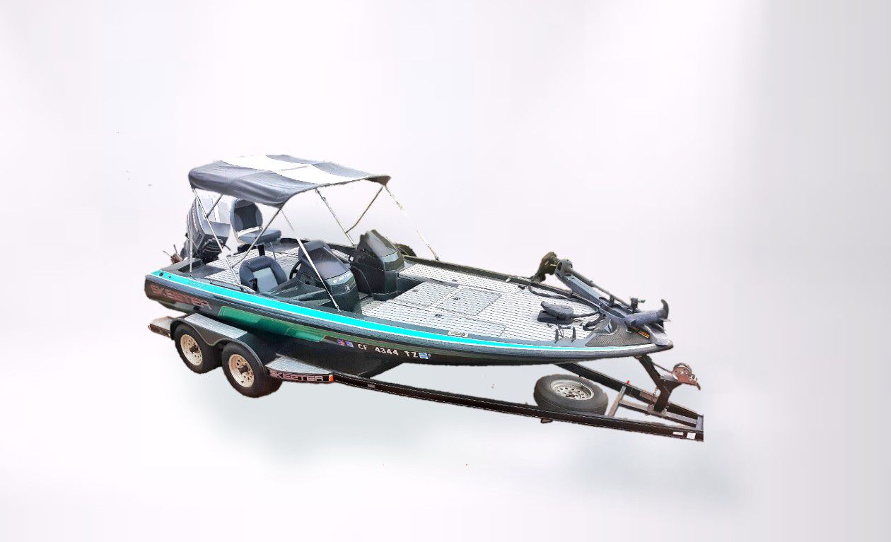 '95 Bass boat 4 lake fishing , Skeeter 200 zxd 200 hp mariner mangnum outboard engine, 65 volt minn kota trolling motor