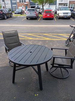 Patio table and chairs