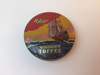 Riley’s Variety vintage toffee tin