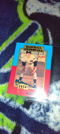 Baseball / Immortals/Mickey Mantle/ 1974 cash porch pickup Redmond