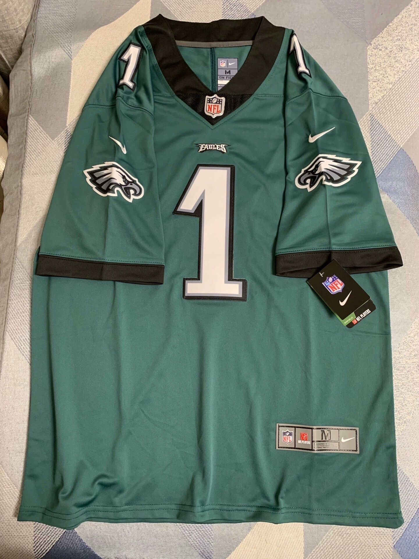 NFL Philadelphia Eagles #1 Jalen Hurts Jersey