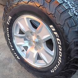 265-70-17 LT BFGOODRICH LLANTAS NUEVAS CON RINES PARA TAHOE SILVERADO SUBURBAN 