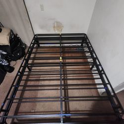 (Need Gone Now)(NOT FREE)Heavy Duty BED frame & BOX spring 