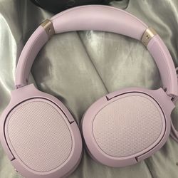 cute purple headphones