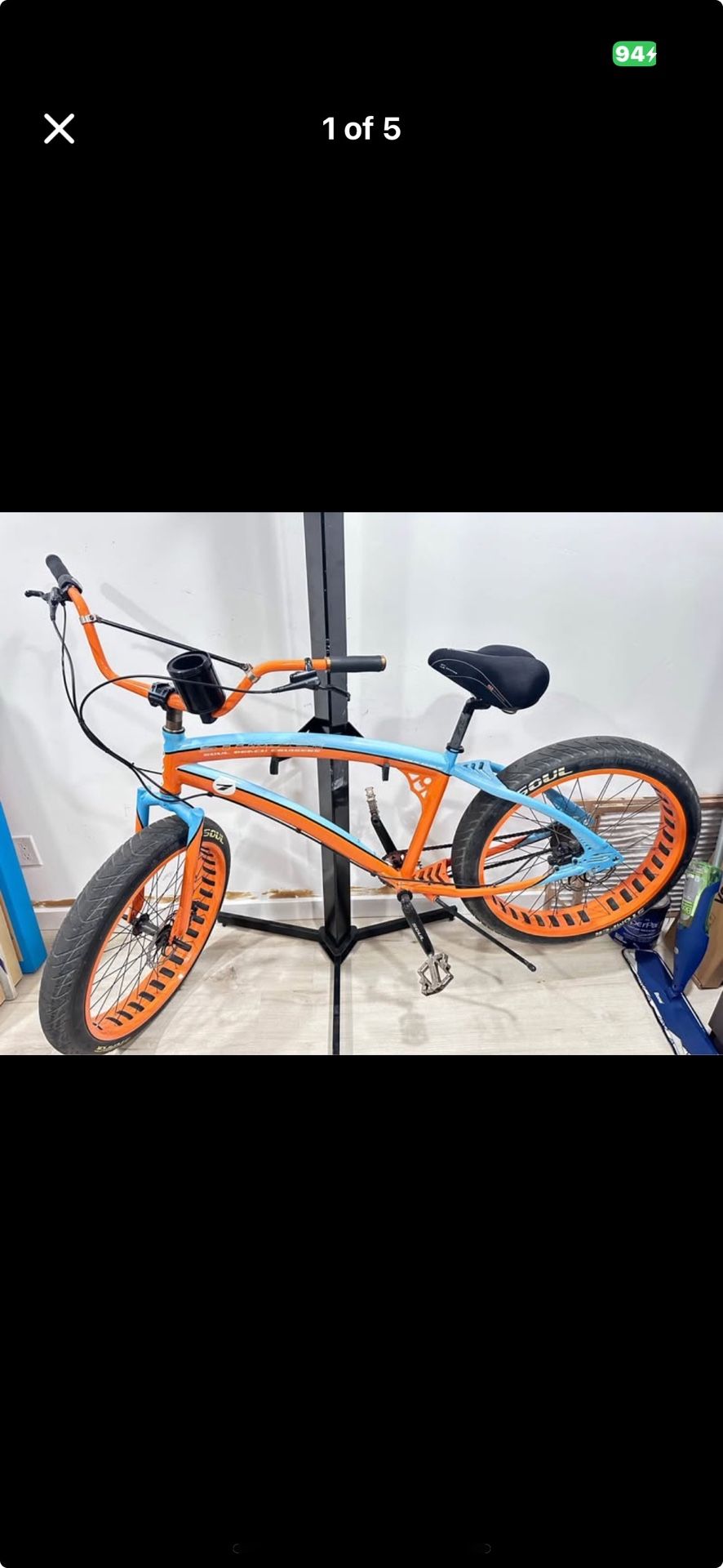 Soul Stomper Fat Tire 3 Speed Beach Cruiser Excellent Condition!