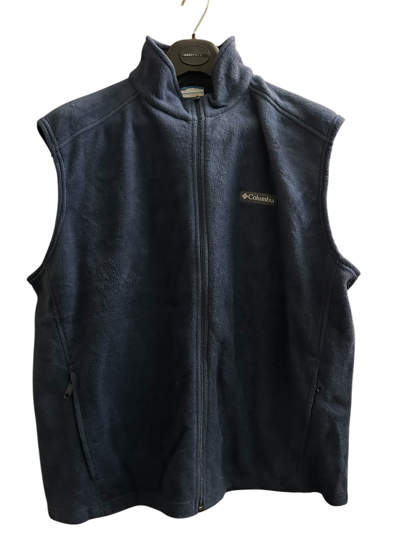 Columbia Blue Size XL Fleece Vest
