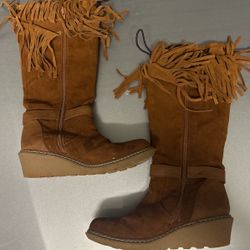 Tommy Hilfiger Heidi Fringe Boots 