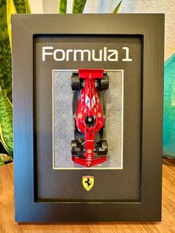 Ferrari Formula 1/ F1 1:64 Scale Framed Display - Handmade