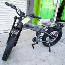 AMYET ARES Folding Electric Bike for Adults, Peak 3000W Dual Motor AWD Ebike, 52V 20AH, 24"*4" Fat Tire E-Mountain Bikes.
Key item features
Powerful D