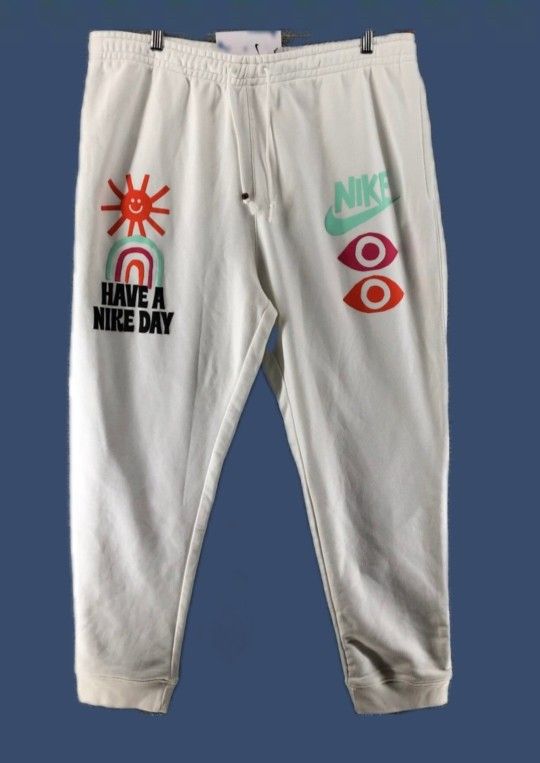 Have A Nike Day Womens White Sweatpants XL