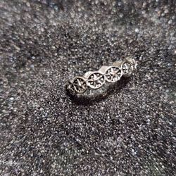 Small Silver Ring Style Is Stars