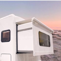 C01 W5250 Awnlux White Modular Slide Topper Awning Slide Out Protection for RVs, Travel Trailers, 5th Wheels, and Motorhomes -9' (8'7" Fabric)