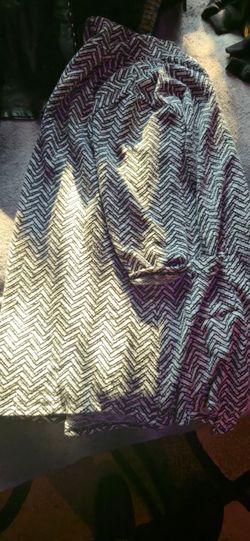 Chevron Zigzag Pattern Wrap or Jacket