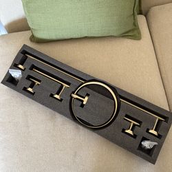 Bathroom Hardware Set Brushed Gold, Lava Odoro Towel Rack Set Stainless Steel
