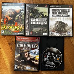 Five PS2 Games