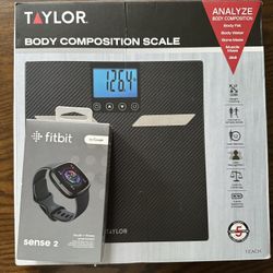 Brand New Taylor Body Composition Scale & Fitbit Sense 2