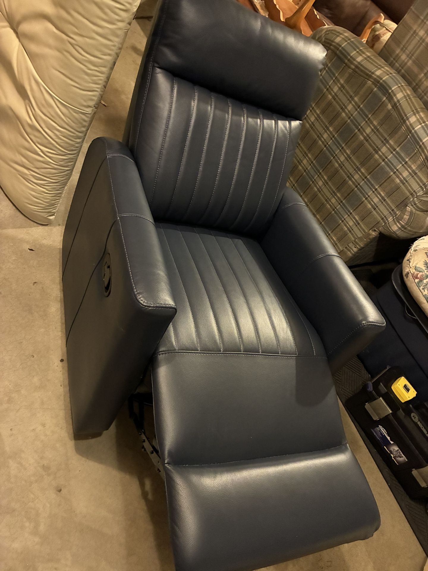 Blue Recliner 