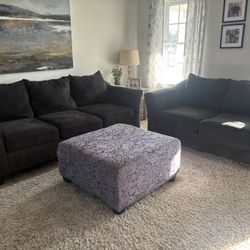 Couches (sofa and loveseat) With Ottoman 