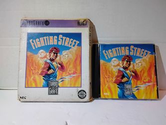 Fighting Street cd for Turbografx cd/Turboduo/Duo Street Fighter RARE $175