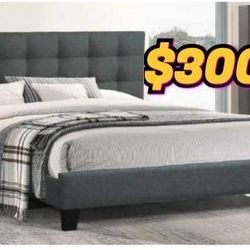Queen Size Bed And Mattress 