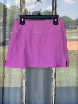 ASICS Women’s XS Mauve Ventilated Sports Skort W/Zipper Pocket