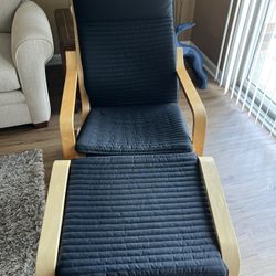 Poang chair with Foot rest