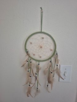 Green dream catcher