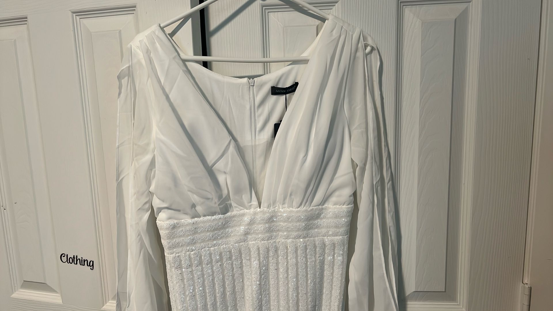 Floor Length White Dress