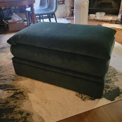 Dark Green Ottoman