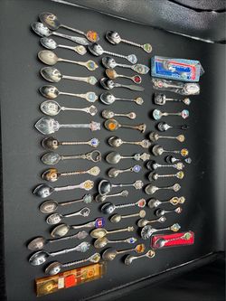 Souvenir Collector Spoon Lot – 55 + Pieces