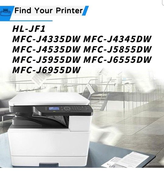 LC406 Ink Cartridge, with Chip,Compatible for Brother HL-JF1 MFC-J4335DW