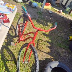 Bike-Red Painted Cruiser 
