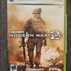 Xbox 360 Video Game Call of Duty Modern Warfare 2