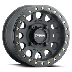 Method Race MR401 UTV Beadlock 15x7 4x156 132mm Matte Black Wheels