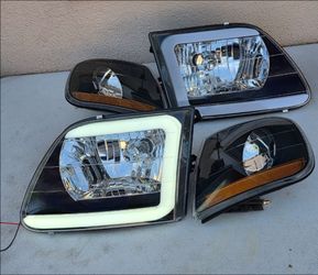 Ford F150 Expedition 97-03 LED DRL Headlights Luces Micas Calaveras Faros Faroles Focos Headlamps