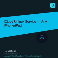 iCloud Unlock Service — Any iPhone/iPad